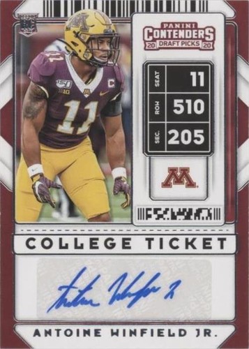 2020 Panini Contenders Draft Picks Antoine Winfield Jr. #185