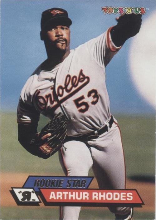 Topps Stadium Club Toys R Us 1993 - Arthur Rhodes #28
