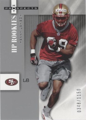 2006 Fleer Hot Prospects Manny Lawson #108