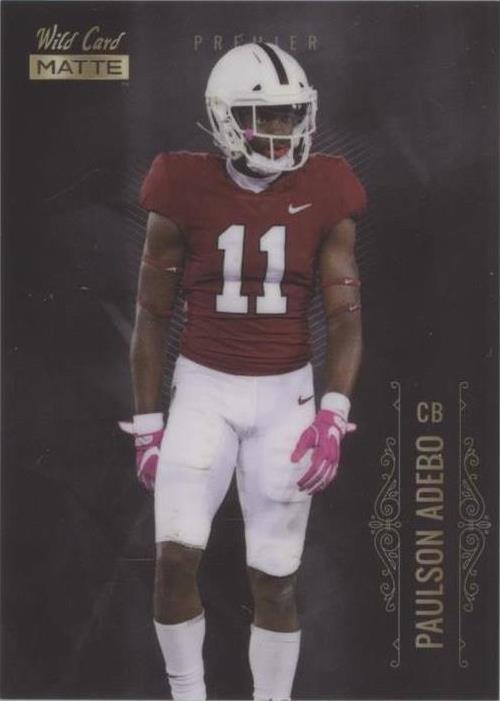 2021 Wild Card MATTE Paulson Adebo #MBC-47