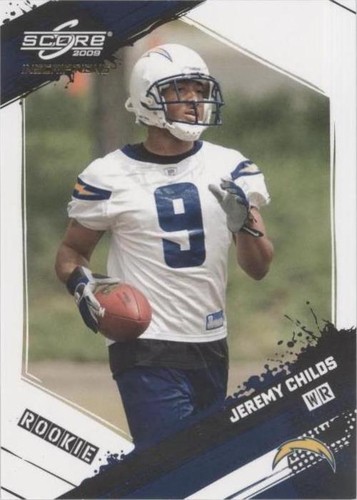 2009 Score Inscriptions Jeremy Childs #354