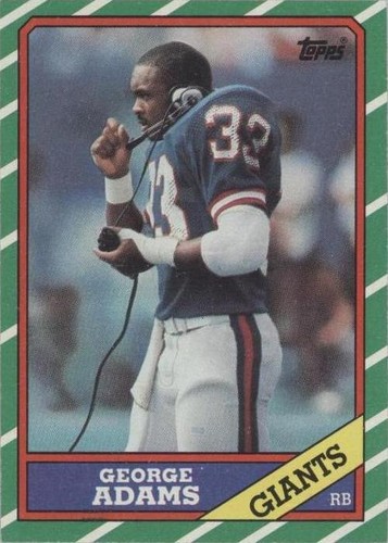 1986 Topps George Adams #140