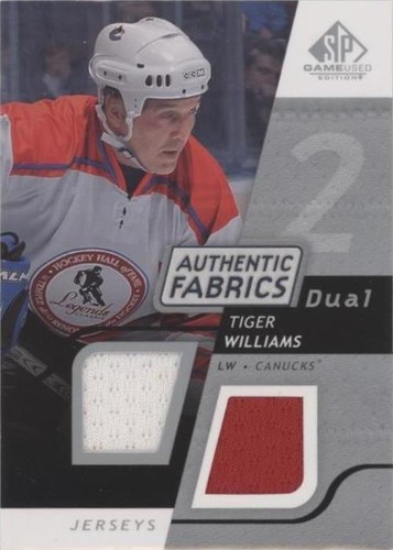 2008-09 SP Game Used Edition - Tiger Williams #AF-TW