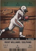 2003 Fleer Authentix Ricky Williams #37