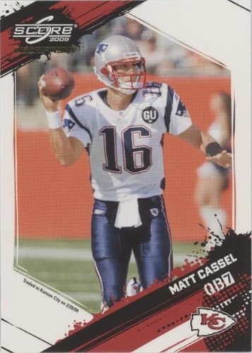 2009 Score Inscriptions Matt Cassel #143
