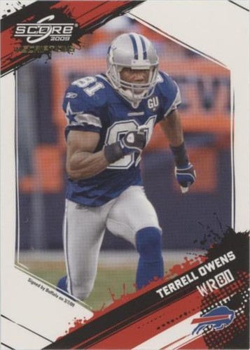 2009 Score Inscriptions Terrell Owens #81
