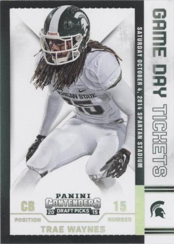 2015 Panini Contenders Draft Picks Trae Waynes #47
