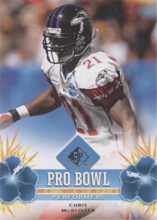 2008 SP Chris McAlister #PBP-13