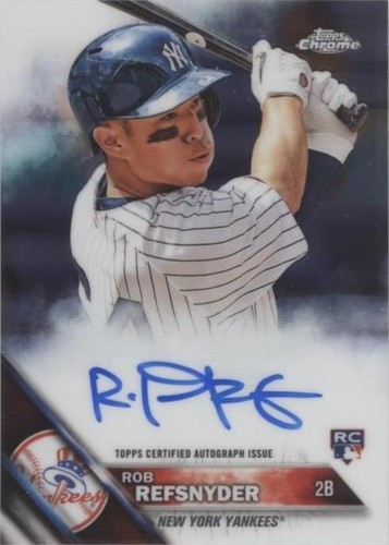 2016 Topps Chrome - Rob Refsnyder #RA-RR