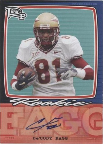 2008 Topps Rookie Progression De'cody Fagg #PSS-DF