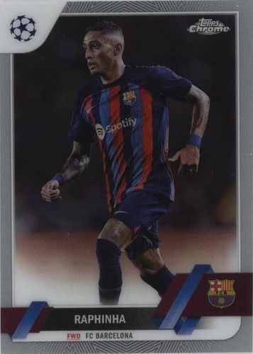 2022-23 Topps Chrome UEFA Club Competitions Raphinha #164
