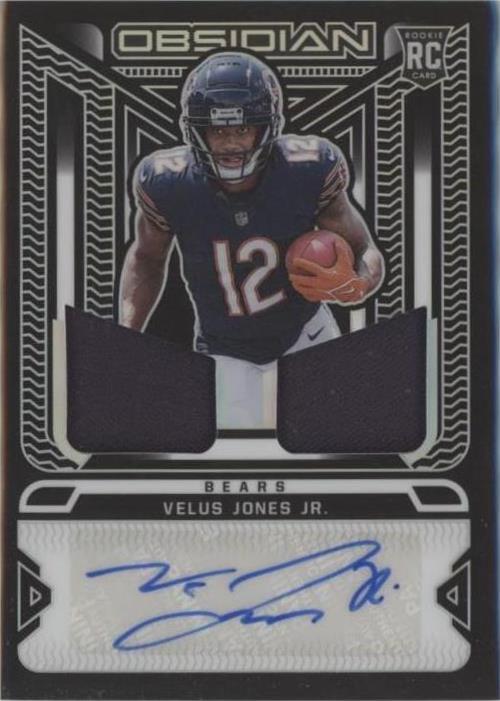 2022 Panini Obsidian Velus Jones Jr. #RJI-VJO