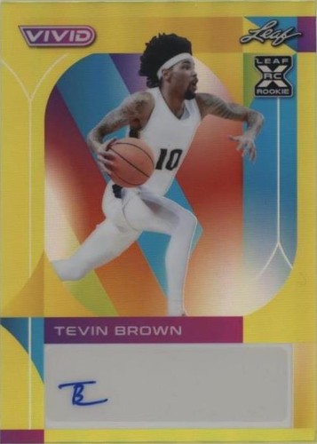 2022-23 Leaf Vivid - Tevin Brown #BA-TB1