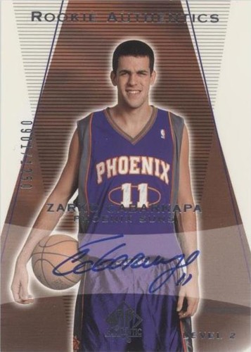 2003-04 SP Authentic - Zarko Cabarkapa #178