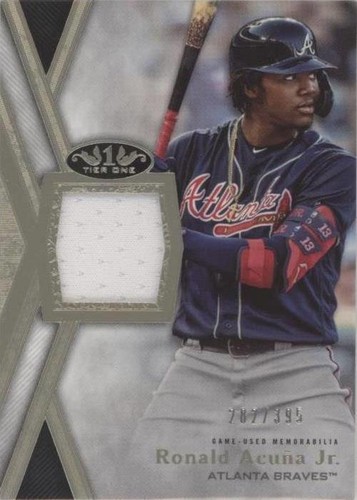 2020 Topps Tier One - Ronald Acuña Jr. #T1R-RAJ