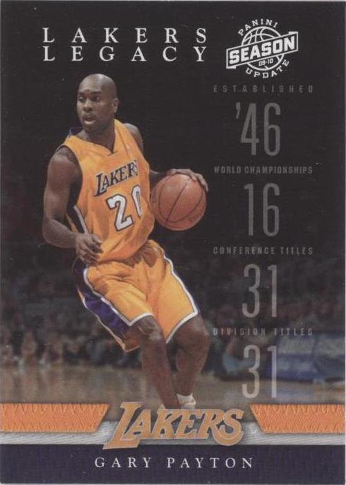 Actualización de la temporada 2009-10 Panini - Gary Payton #7