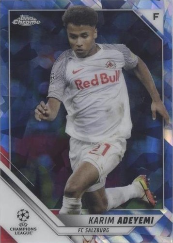 2021-22 Topps Chrome UCL Sapphire Edition Karim Adeyemi #145