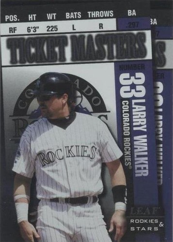 1998 Leaf Rookies & Stars - Larry Walker Todd Helton #17