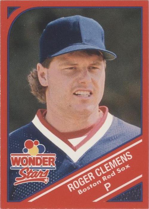 Roger Clemens Baseball 1990 Season Sports Trading Cards