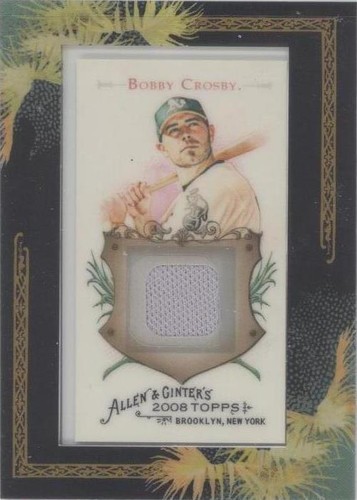 2008 Topps Allen & Ginter's - Bobby Crosby #AGR-BC