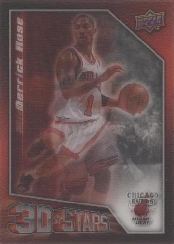 2009-10 Upper Deck - Derrick Rose/Michael Beasley #3D-BR