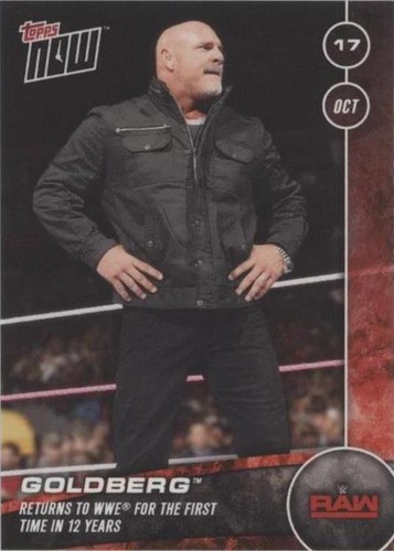 2016 Topps Now WWE - Goldberg #22