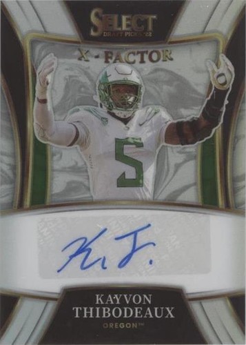 2022 Panini Select Draft Picks Kayvon Thibodeaux #X-KTH