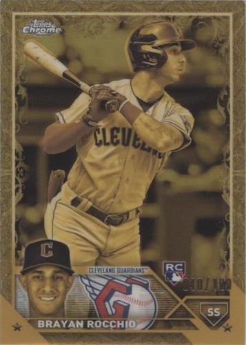2023 Topps Gilded Collection - Brayan Rocchio #157