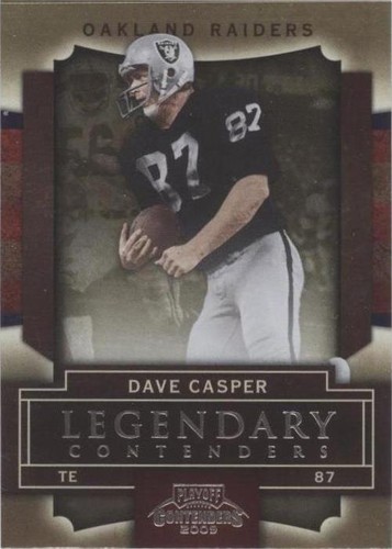 2009 Playoff Contenders Dave Casper #23