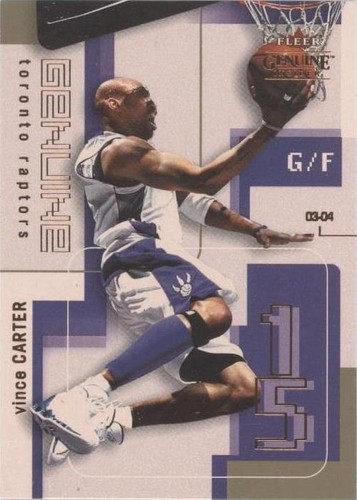 2003-04 Fleer Genuine Insider - Vince Carter #19