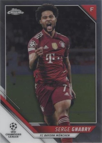 2021-22 Topps Chrome UCL Serge Gnabry #143