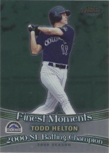 2001 Topps Finest - Todd Helton #FM16
