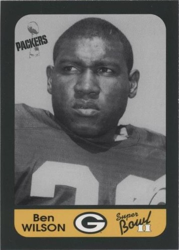 1991 Champion Cards Green Bay Packers Super Bowl II 25th Anniversary Ben Wilson #11