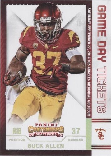 2015 Panini Contenders Draft Picks Buck Allen #23