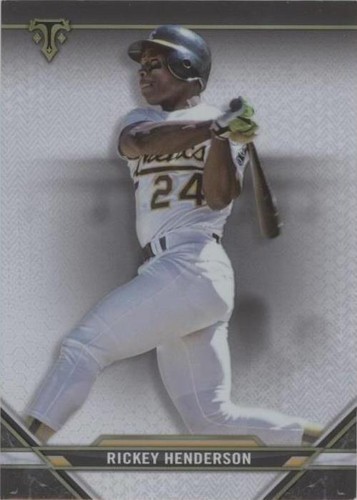 2021 Topps Triple Threads - Rickey Henderson #58