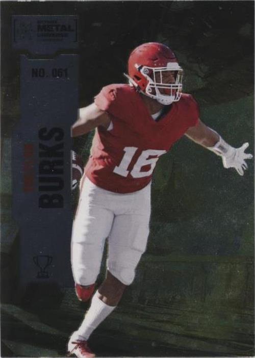 2022 Skybox Metal Universe Champions Treylon Burks #061