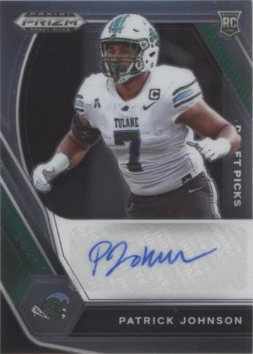 2021 Panini Prizm Draft Picks Patrick Johnson #DPA-PAT