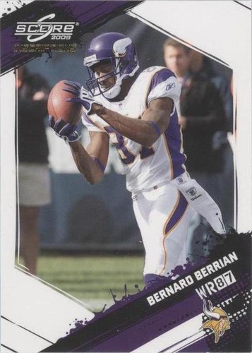 2009 Score Inscriptions Bernard Berrian #162