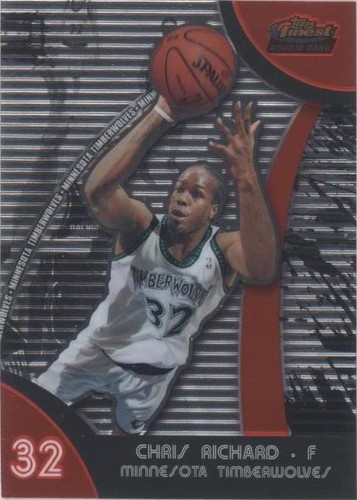 2007-08 Topps Finest - Chris Richard #62