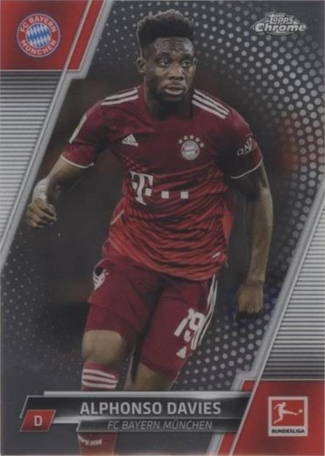 2021-22 Topps Chrome Bundesliga Alphonso Davies #82