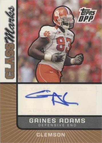 2007 Topps Draft Picks and Prospects (DPP) Gaines Adams #CM-GA