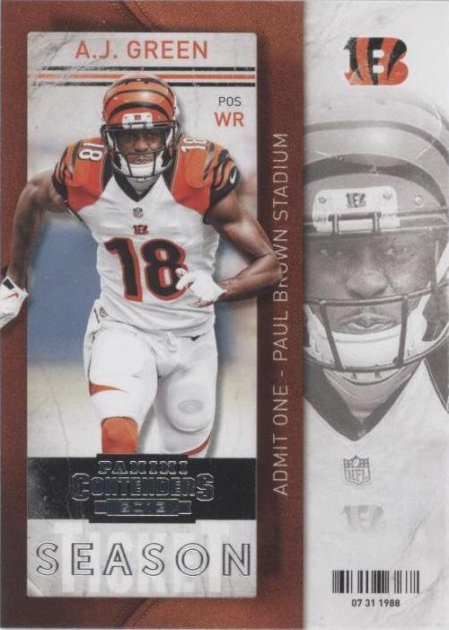 2013 Panini Contenders A.J. Green #9