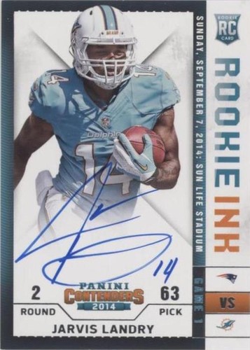 2014 Panini Contenders Jarvis Landry #RRI-JL