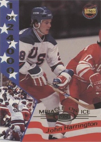 1995 Signature Rookies Miracle on Ice 1980 - John Harrington #13
