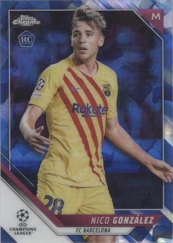 2021-22 Topps Chrome UCL Sapphire Edition Nico Gonzalez #107