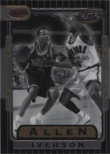 その他 ALLEN IVERSON Bowman Chrome REFRACTOR PSA9 Panini Topps Chrome X-Fractor Refractor Allen Iverson