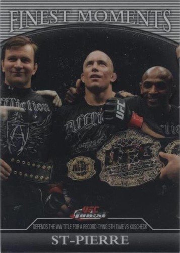 2011 Topps Finest UFC - Georges St-Pierre #FM-GSP