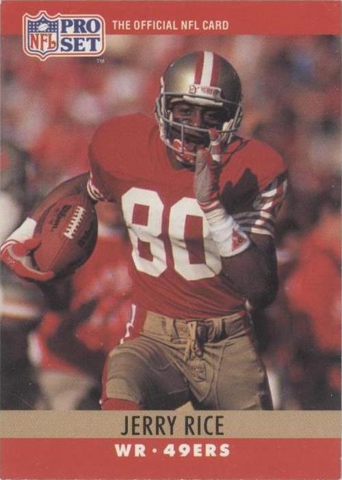 Juego profesional Jerry Rice #295 1990
