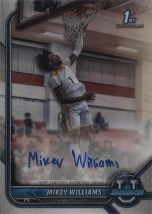 2021-22 Bowman University - Mikey Williams #BCPA-MW