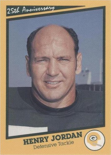 1990 Champion Cards Green Bay Packers Super Bowl I 25th Anniversary Henry Jordan #31
